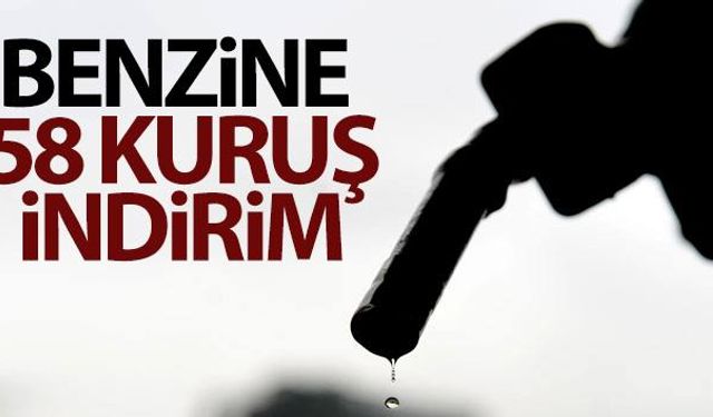 Benzine 58 kuruş indirim geldi