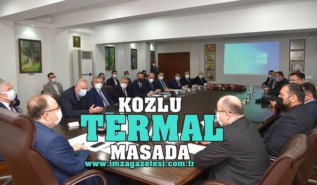 Kozlu Termal su kaynağı için en ciddi adım atıldı... Devlet ve yatırımcı buluştu...