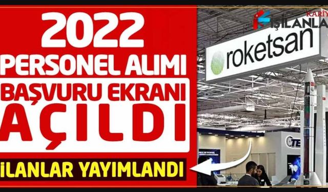 Başvuru Ekranı Açıldı! 2022 yılı personel alımı iş ilanları...