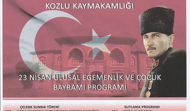 Kozlu Kaymakamı Ergi'nin 23 Nisan Ulusal Egemenlik ve Çocuk Bayramı Mesajı...