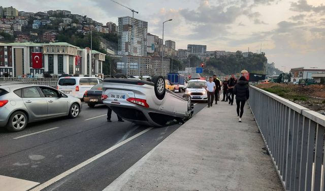 Zonguldak Kozlu yolunda inanılmaz kaza!