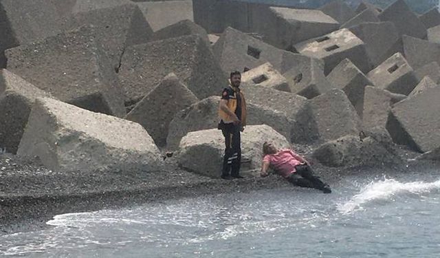 ‘İntihar edeceğim’ dedi, sahilde yatarken bulundu...