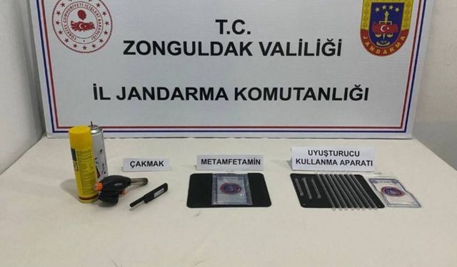 Jandarmadan Kozlu'da uyuşturucu operasyonu...