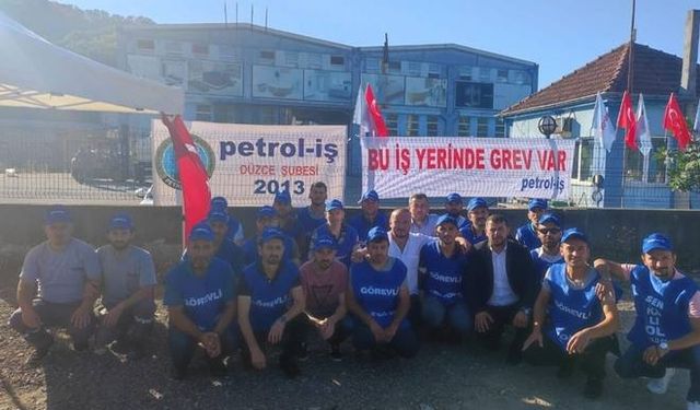 Toplu iş görüşmelerinde anlaşamayınca 19 işçi greve başladı...