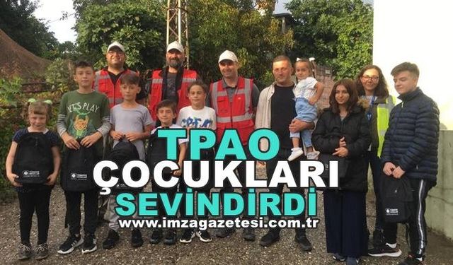 TPAO, okula başlayan çocukları sevindirdi...