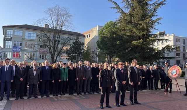 Çaycuma’da 10 Kasım Atatürk’ü Anma töreni gerçekleşti...