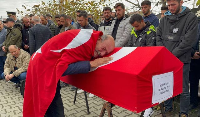 Hayatını kaybeden astsubaya Zonguldak'ta hüzünlü veda...