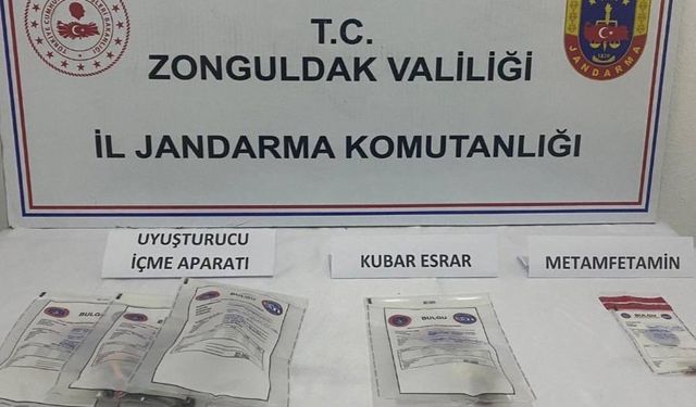 Zonguldak'ta uyuşturucu operasyonu...