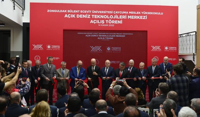 Zonguldak BEÜ'nün “Açık Deniz Teknolojileri Merkezi” açılışına YÖK Başkanlı açılış...