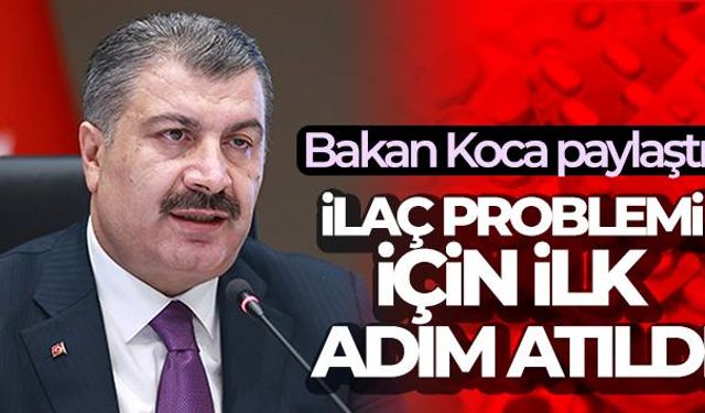 Bakan Koca'dan ilaç fiyatlarının güncellenmesine dair Cumhurbaşkanı Kararı'na ilişkin paylaşım