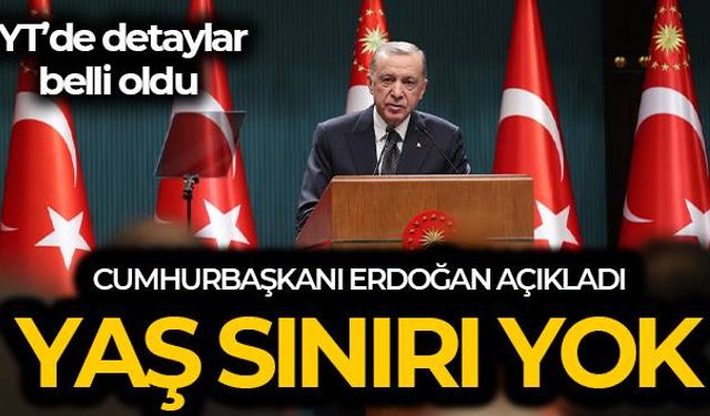 Cumhurbaşkanı Erdoğan EYT düzenlemesini açıkladı... İŞTE DETAYLAR...