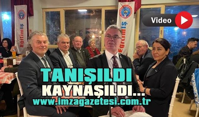 Eğitim-İş sendikasından tanışma ve kaynaşma yemeği...