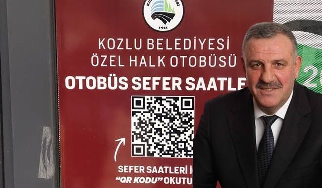 Kozlu Belediyesi'nde QR Kod uygulaması hayata geçirildi...