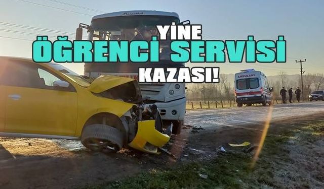 Zonguldak'ta yine öğrenci servisi kazası! 8 yaralı...