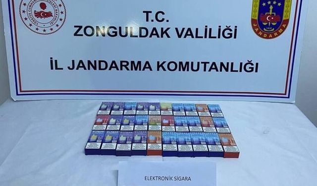 Alaplı’da gümrük kaçağı elektronik sigara ele geçirildi...