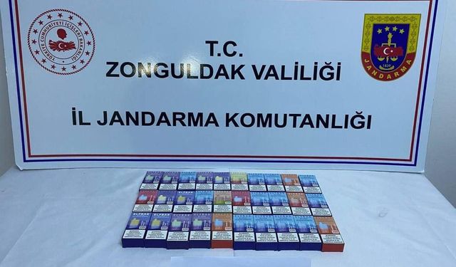 Zonguldak'ta gümrük kaçağı elektronik sigara ele geçirildi...