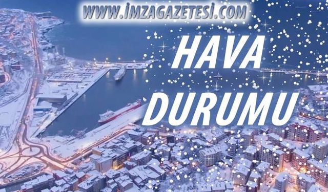 Zonguldak için anlık yoğun kar...