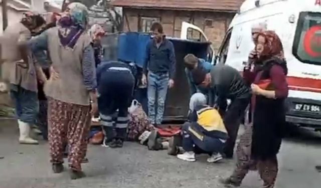 Zonguldak'ta "Bu da olmaz ki" dedirten kaza!