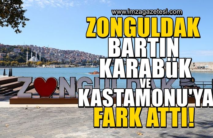 Zonguldak, Bartın, Karabük ve Kastamonu'yu büyük farkla geride bıraktı!