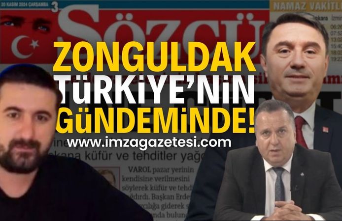 Zonguldak Manşette: Tahsin Erdem’e Sözlü Saldırı Sözcü Gazetesi’nde! | Zonguldak haber