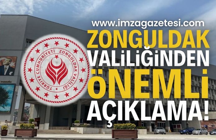 Zonguldak Valiliğinden Deprem Açıklaması | Zonguldak haber