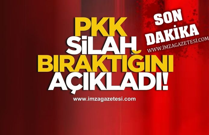 PKK Silah Bıraktı, Kendini Feshetti!