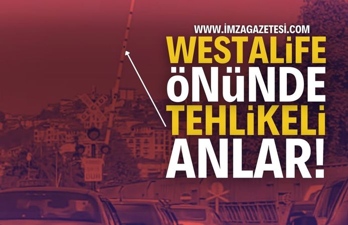 Zonguldak WestaLife Önünde Tehlikeli Anlar!