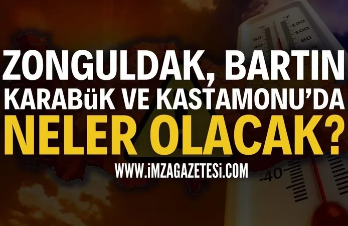 Meteoroloji Uyardı! Batı Karadeniz'de Sağanak Yağış...