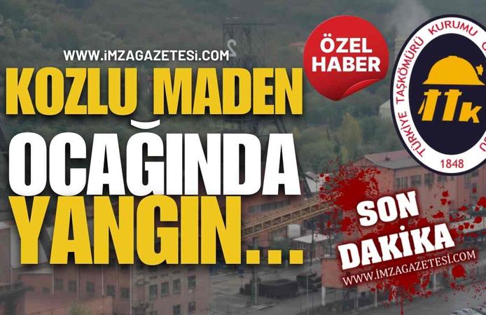 Yürekler Ağza Geldi! TTK Kozlu Maden Ocağında Yangın...