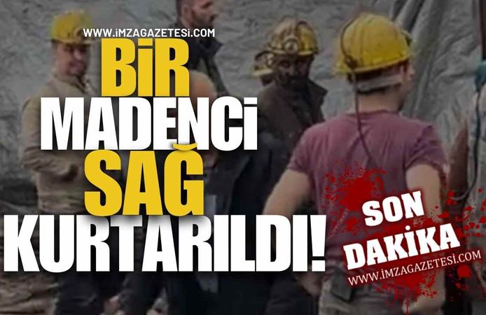 Göçükteki Madencilerden Biri Sağ Kurtarıldı!