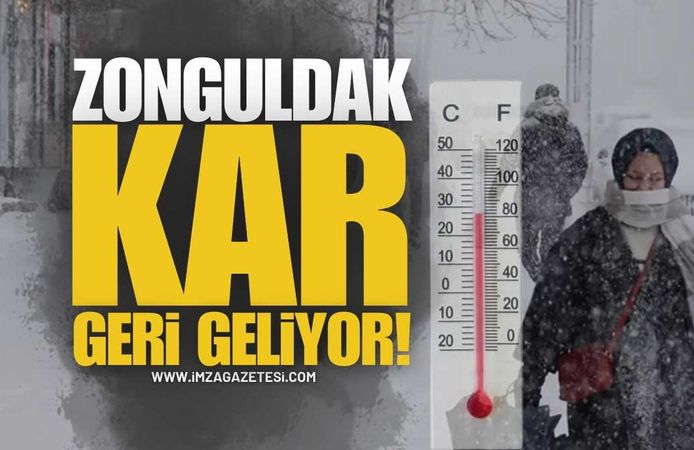 Zonguldak İçin Kar Yağışı Uyarısı Verildi
