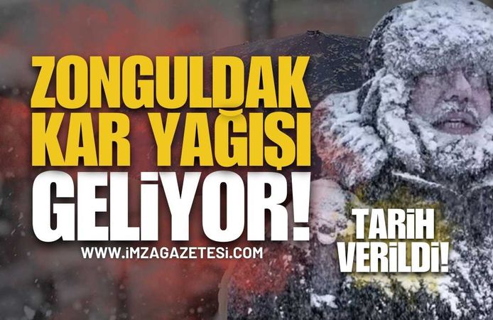 Zonguldak'a Kar Geri Geliyor! 20 Şubat Tarihine Dikkat!