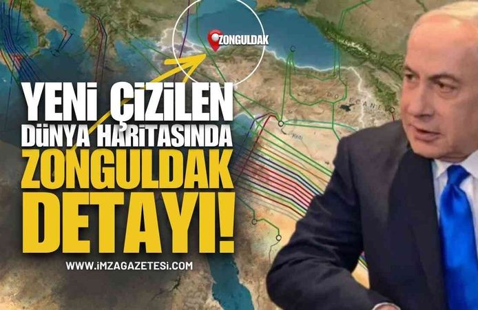 Arabistan'ın Yeni Dünya Haritasında "Zonguldak" Detayı