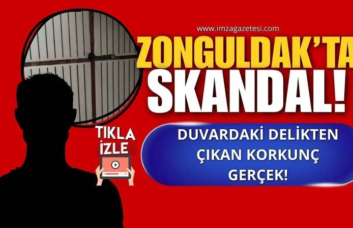 Zonguldak’ta Skandal! Duvardaki Delikten Çıkan Korkunç Gerçek!