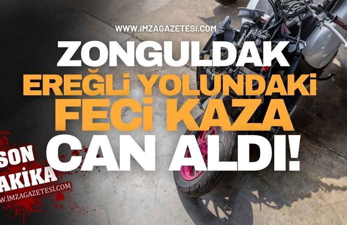Zonguldak-Ereğli Yolundaki Feci Kaza Can Aldı!