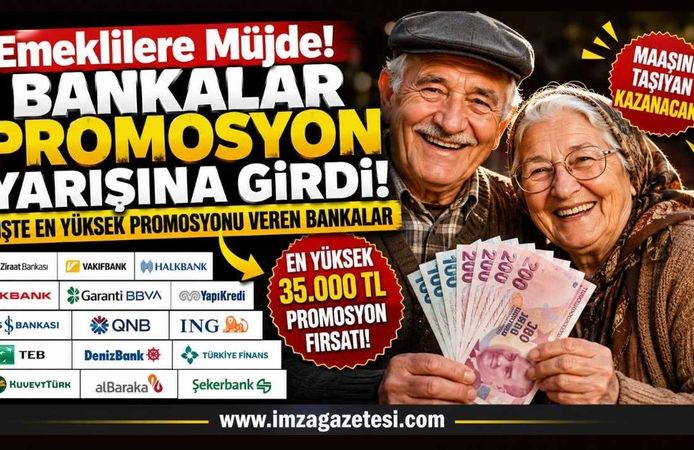 Emeklilere Müjde! Bankalar Promosyon Yarışına Girdi! İşte En Yüksek Promosyonu Veren Bankalar!