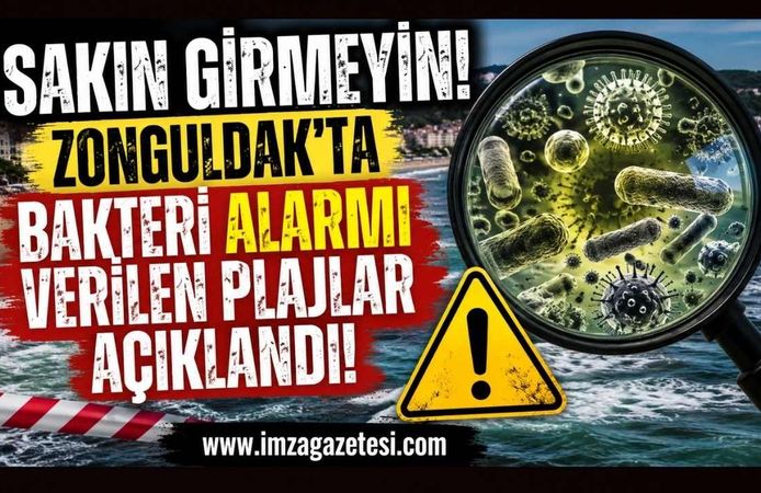 Sakın Girmeyin! Zonguldak'ta Bakteri Alarmı Verilen Plajlar Açıklandı!