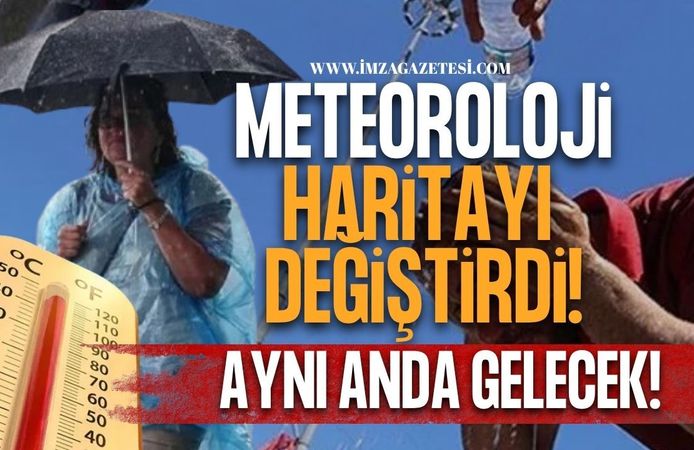 Meteoroloji Haritayı Değiştirdi! Sıcak Hava ve Sağanak Aynı Anda Geliyor!