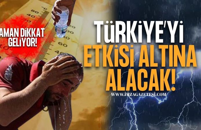 Türkiye İki Farklı Havanın Etkisinde Kalacak! Aman Dikkat Geliyor!