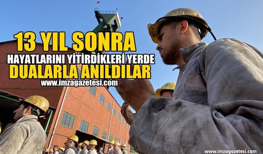 On Üç Yıl Sonra Hayatlarını Yitirdikleri Yerde Dualarla Anıldılar!