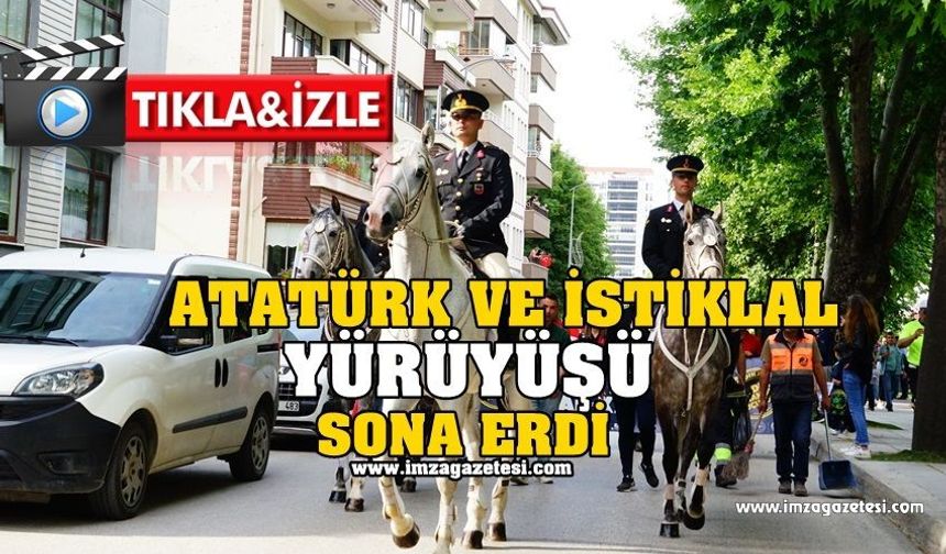 "Atatürk ve İstiklal Yolu Yürüyüşü" Sona Erdi!