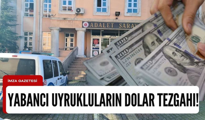 Zonguldak'ın ilçesinde iki yabancı uyruklu iki şahıs trafik kontrolü sırasında sahte dolarlarla yakalandılar.