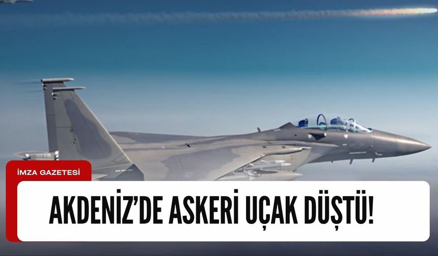 Akdeniz açıklarında ABD'ye ait Askeri uçak düştü