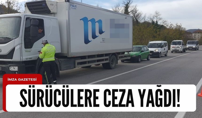 1 Aralık'ta başlayan kış lastiği uygulaması trafik denetiminden geçmeye başladı. Trafik denetiminde kış lastiği taktırmayan araçlara ceza yağdı.