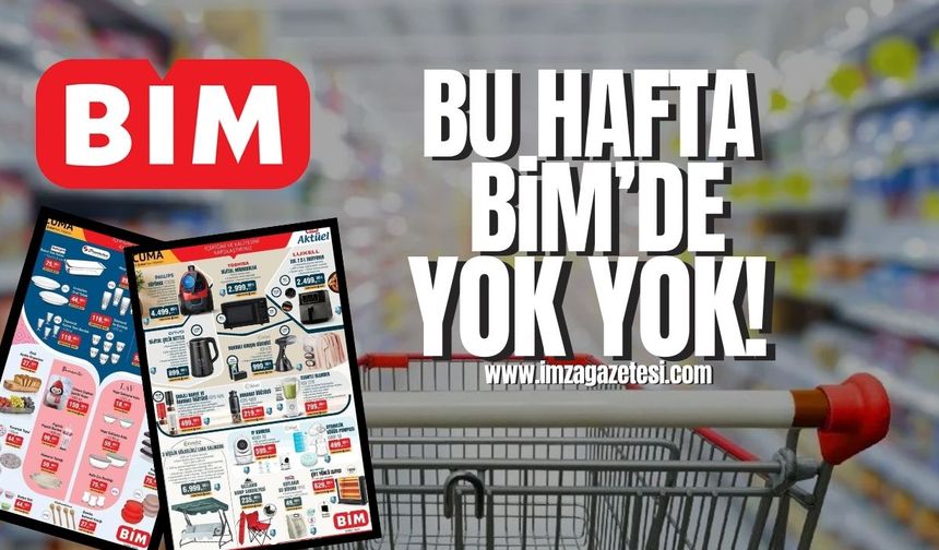 BİM'de bu hafta neler var? Mikrodalga fırından, fastfryere birden çok üründe büyük indirim!