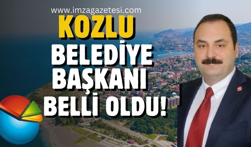 Kozlu Belediye Başkanı Altuğ Dökmeci oldu...