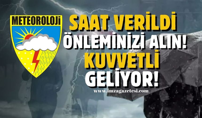 Saat verildi, kuvvetli geliyor! İşte Zonguldak, Bartın,Karabük,Kastamonu, Düzce ve Bolu için hava durumu...