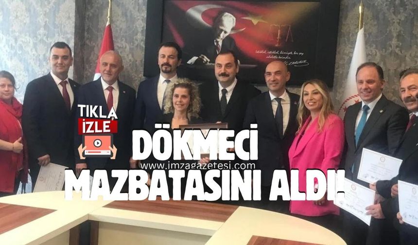 CHP Zonguldak Kozlu Belediye Başkanı Altuğ Dökmeci Göreve Başladı!