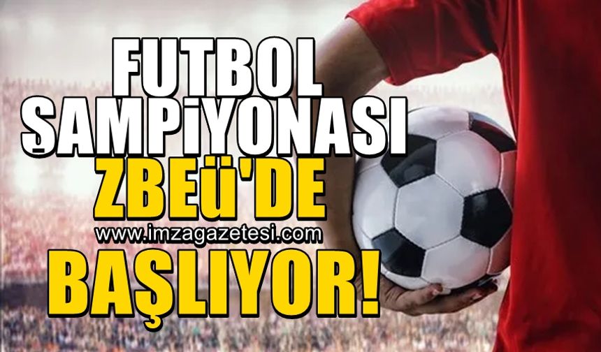 Salon Futbolu Bölgesel Lig Grup Şampiyonası ZBEÜ’de başlıyor!