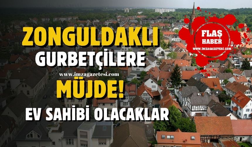 En çok Zonguldaklının olduğu Almanya’nın Hessen’de Türklere ev!